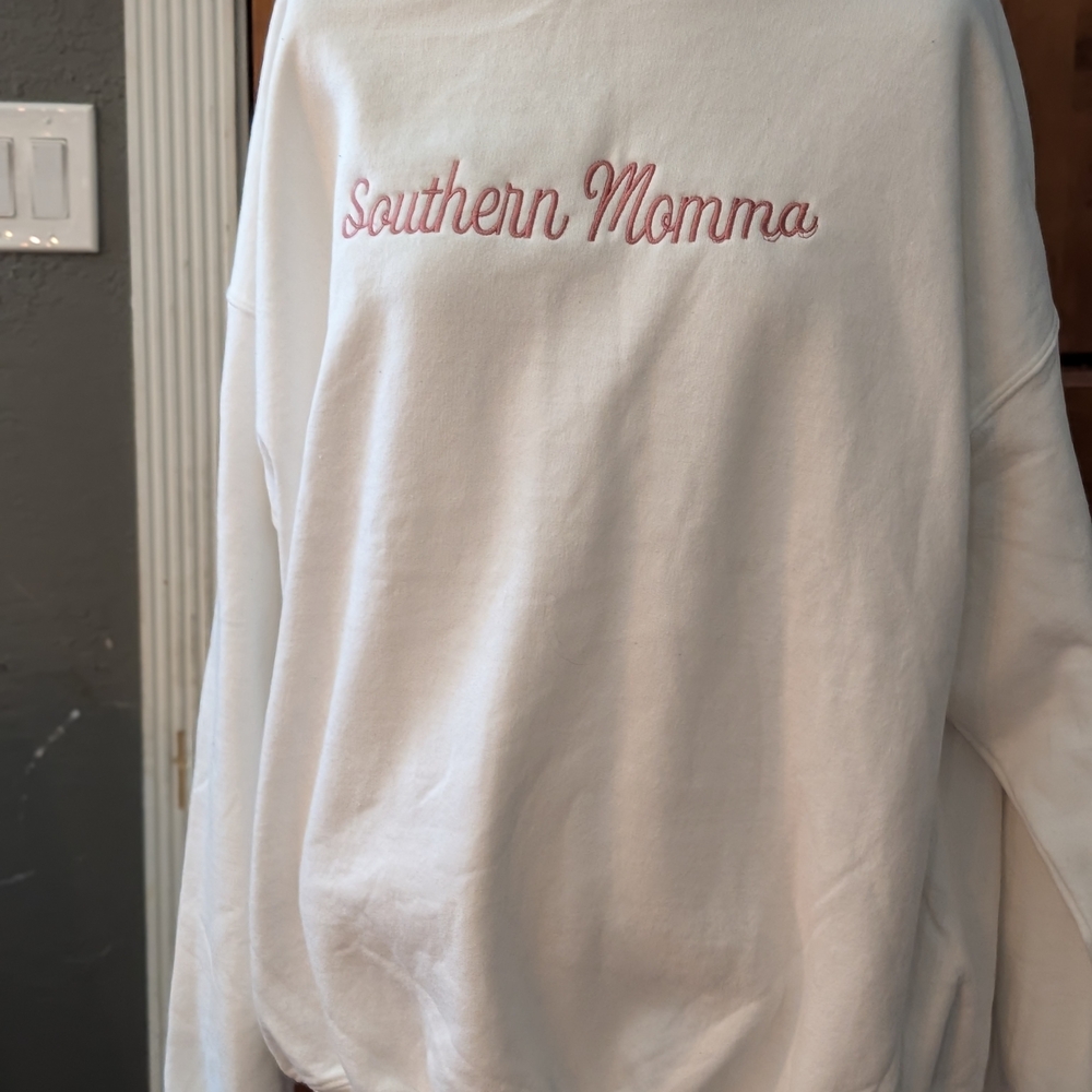 Embroidered Southern Mama Sweatshirt
